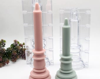 Candlestick Mold for Candles Mould Church Wedding Candle Making Tool 3 Sizes