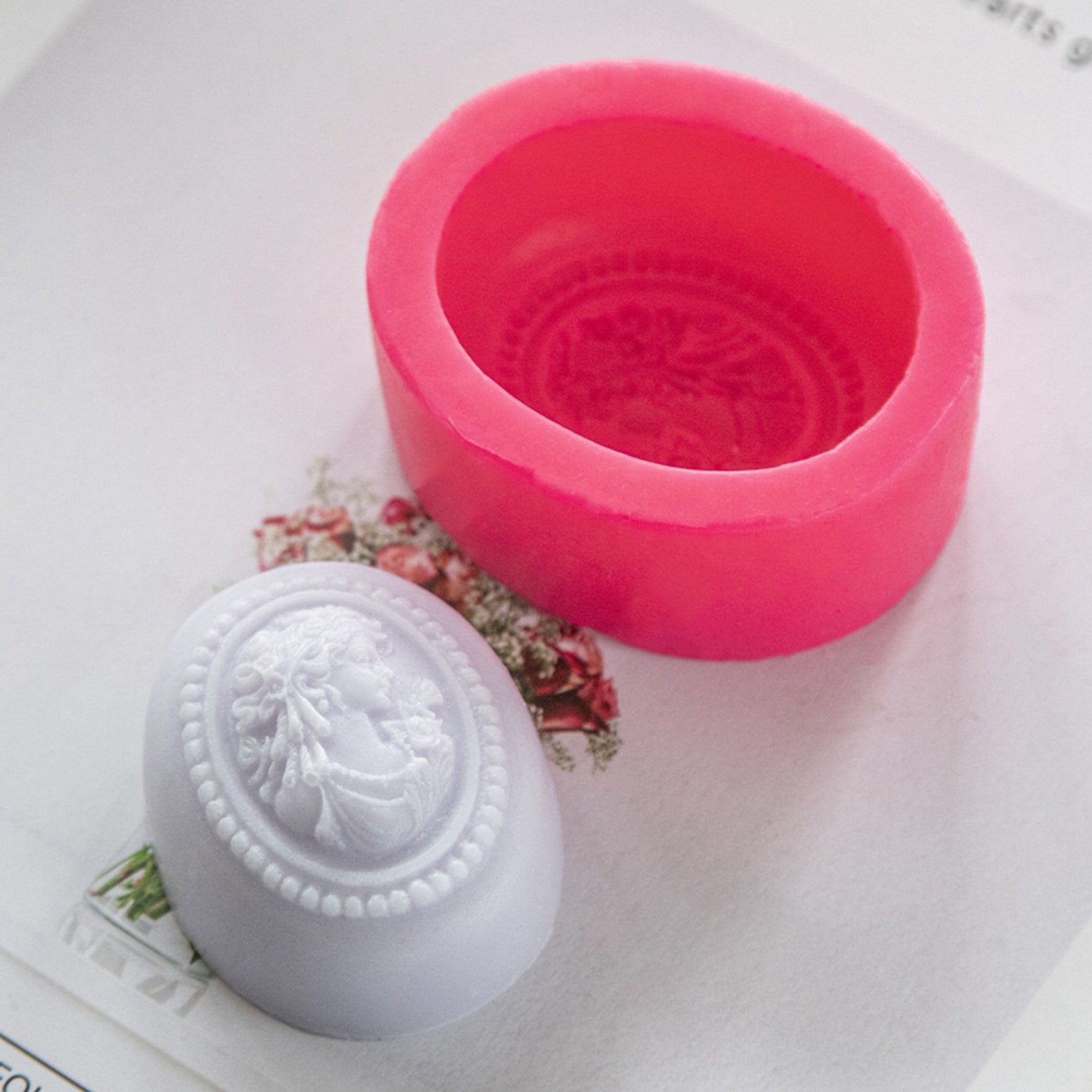 Lovely Oval Soap Bar Mold Silicone Lotion Bar Mould Handmade Etsy