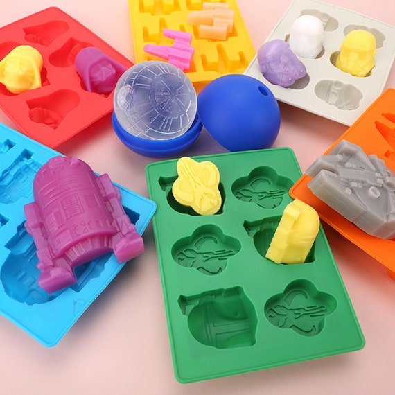 Silicone Ice Cube Tray Star Wars Chocolate Jelly Candy Soap Cake Mold Tools 