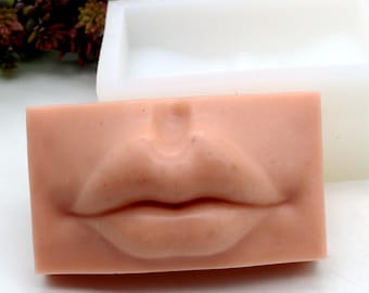Silicone Mouth Mold Lips Mould Soap Lotion Bar Scented Candles Making Tool Supplies