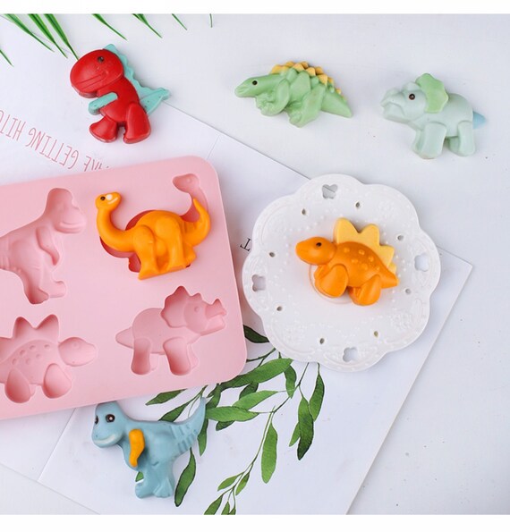 Dinosaur Silicone Chocolate Mold DIY Cartoon Animals Candy Fondant