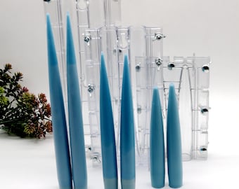 Cone Candle Mold of 2 Cavities Taper Candles Making Tool 3 Sizes
