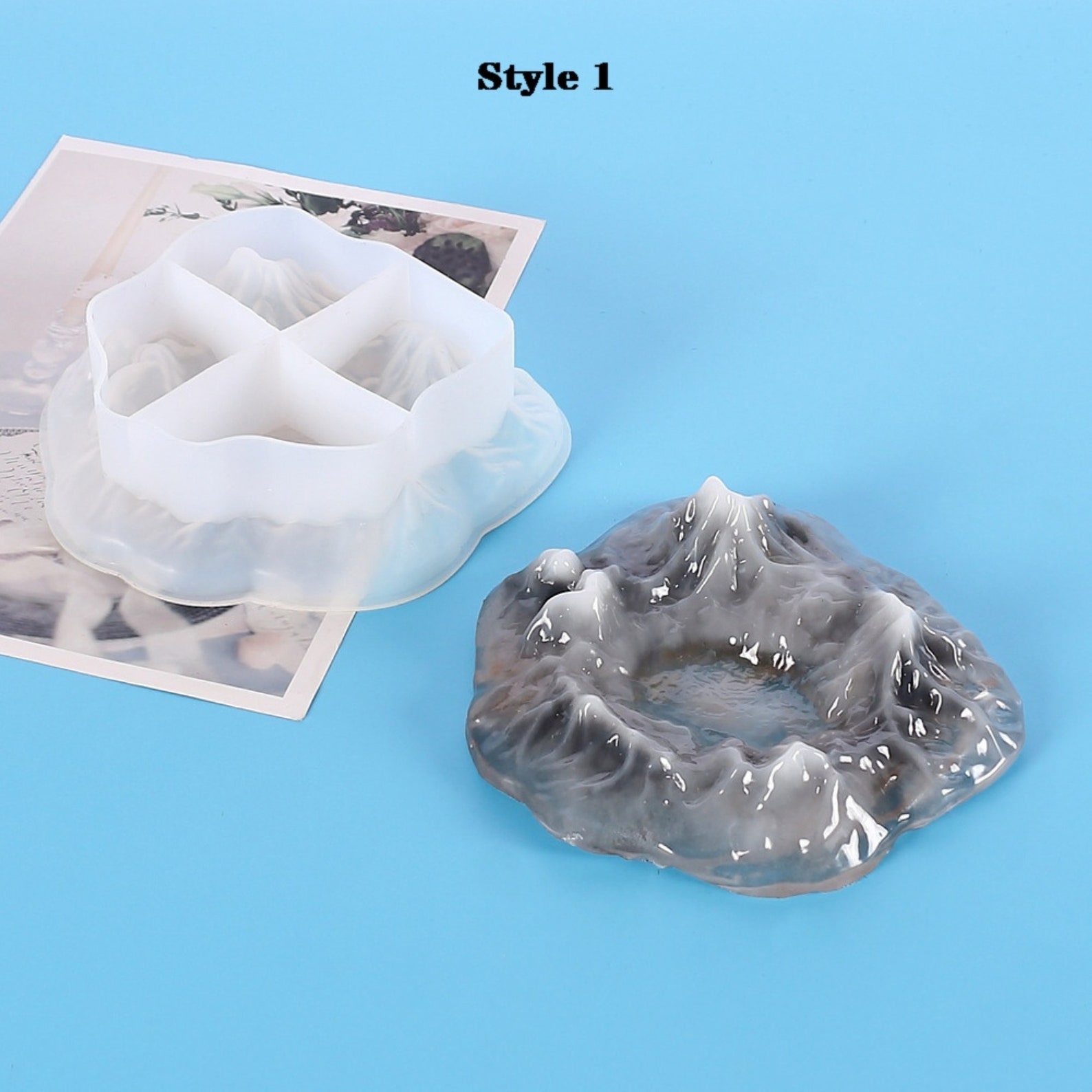 Iceberg Molds Silicone Resin Moulds Mountain for Ashtray Dish Etsy UK