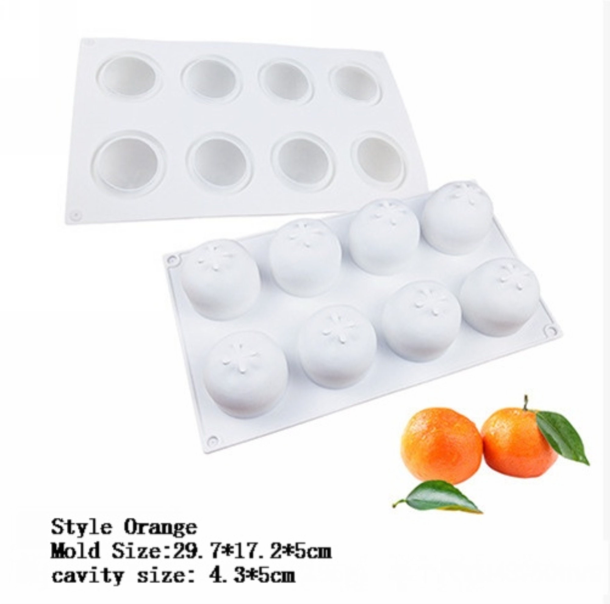 3D Strawberry Silicone Mold (4 Cavity), Fruit Mould