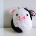 PATTERN: Crochet Cow Squishmallow Pattern 