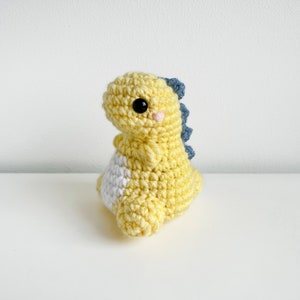 PATTERN: Crochet MINI Chubby Dino Plushie Pattern image 4