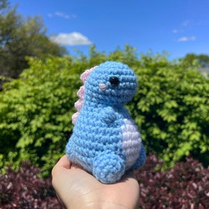 PATTERN: Crochet MINI Chubby Dino Plushie Pattern image 6