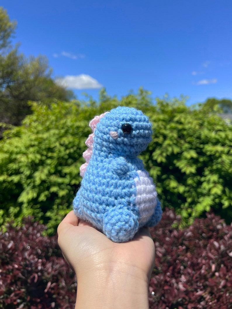 PATTERN: Crochet MINI Chubby Dino Plushie Pattern image 6