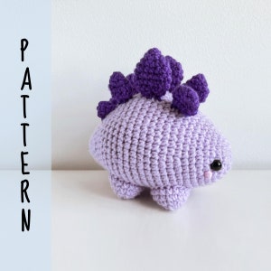 PATTERN: Crochet Chubby Stegosaurus Pattern