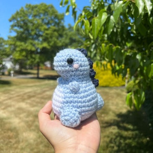 PATTERN: Crochet MINI Chubby Dino Plushie Pattern image 8