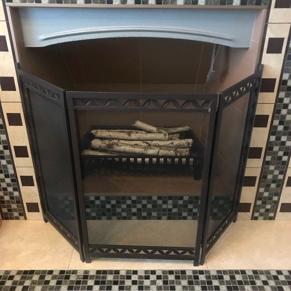 Fireplace screen