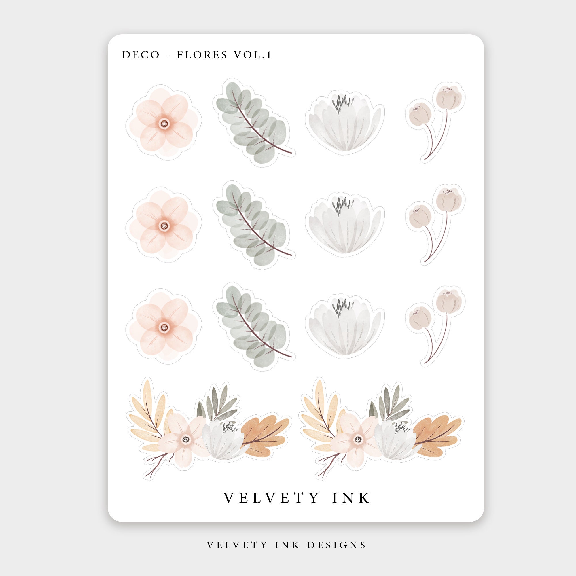 Flower Edition Deco Stickers | Deco Stickers | Flower Stickers ...