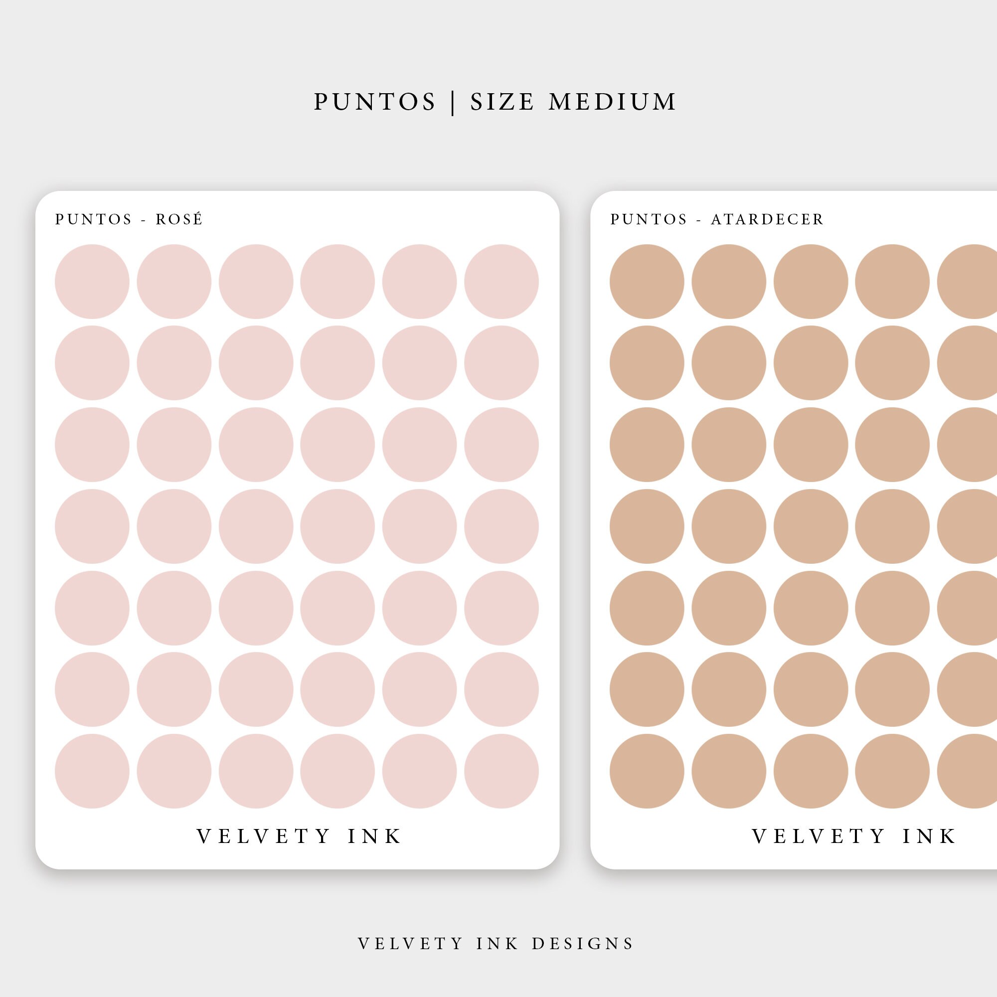 Dots Stickers Bundle | Dot Clear Sticker Pack Minimal Planner ...