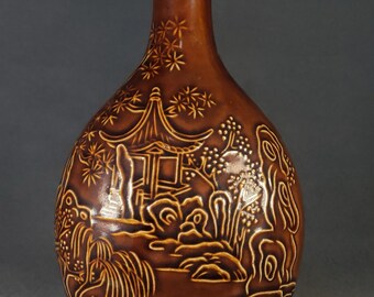 中国のコレクター向け手作り Ru Kiln 磁器 魚花瓶 瓶 タンク ポット