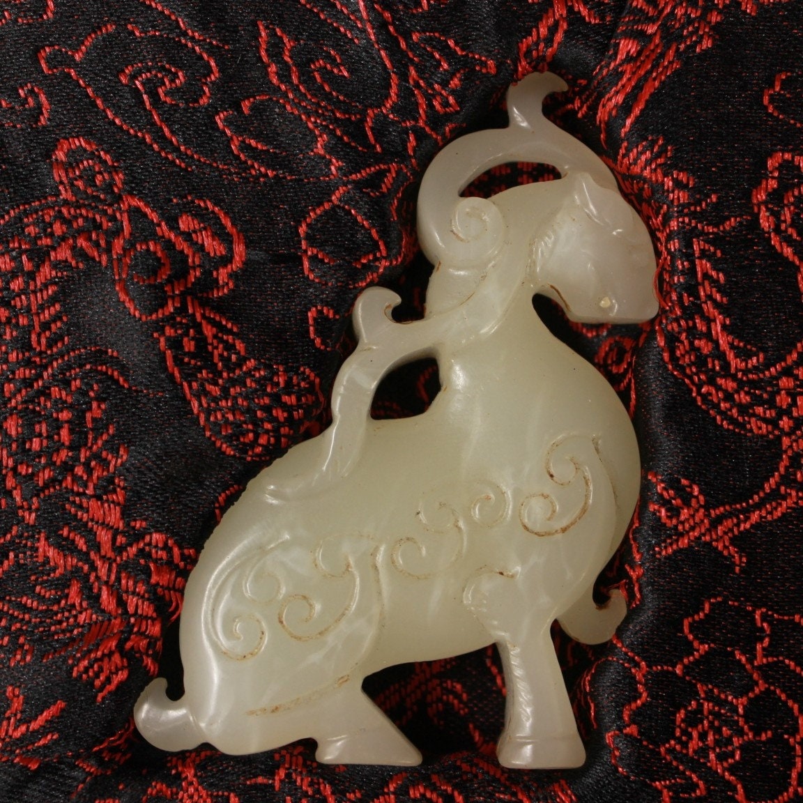 China's ancient pure natural white jade statues pure hand Etsy