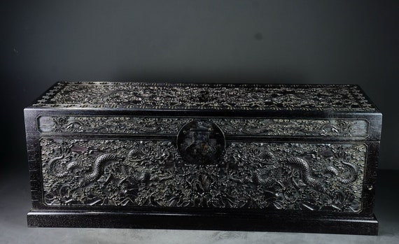Chinese antique hand-carved exquisite and rare ro… - image 1