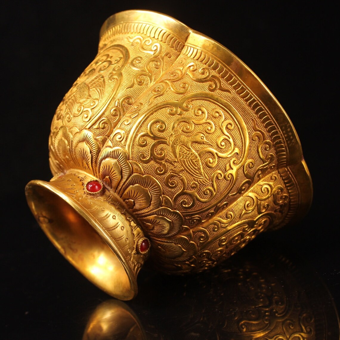 The goldplated bowls used by the Imperial Palace in ancient Etsy