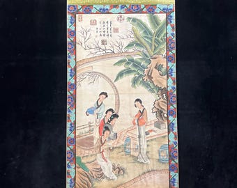 Chinese Antique Collection No. BP143: Exquisite Calligraphy and Painting Depicting Figures and Stories
