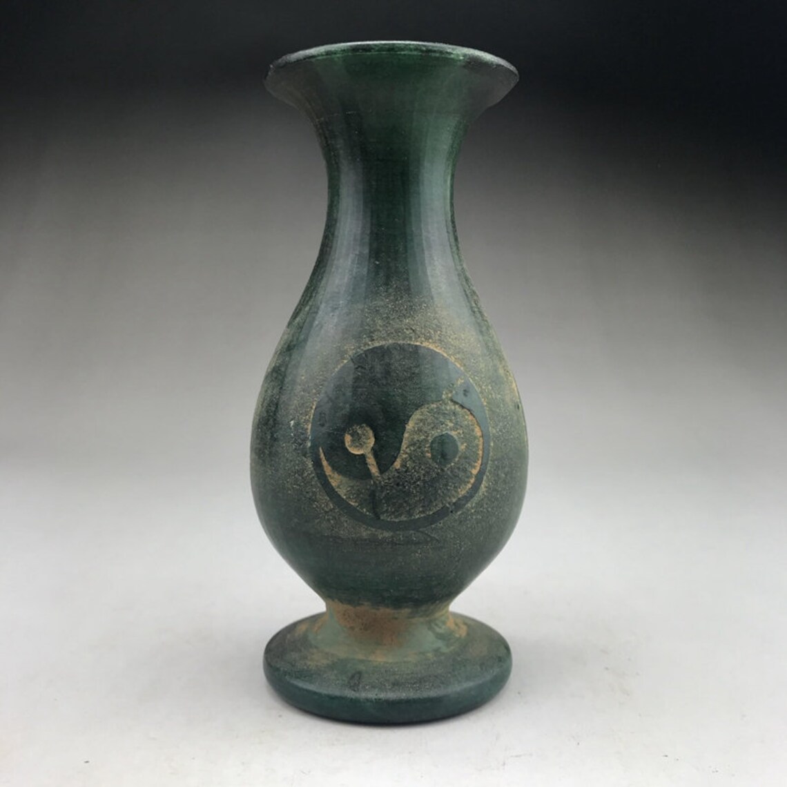 Chinese ancient natural jade vase pure handcarved leaf Etsy