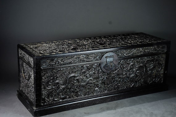 Chinese antique hand-carved exquisite and rare ro… - image 4