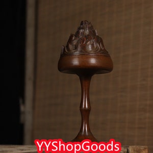 Chinese antique pure handmade pure copper Boshan incense burner ornament