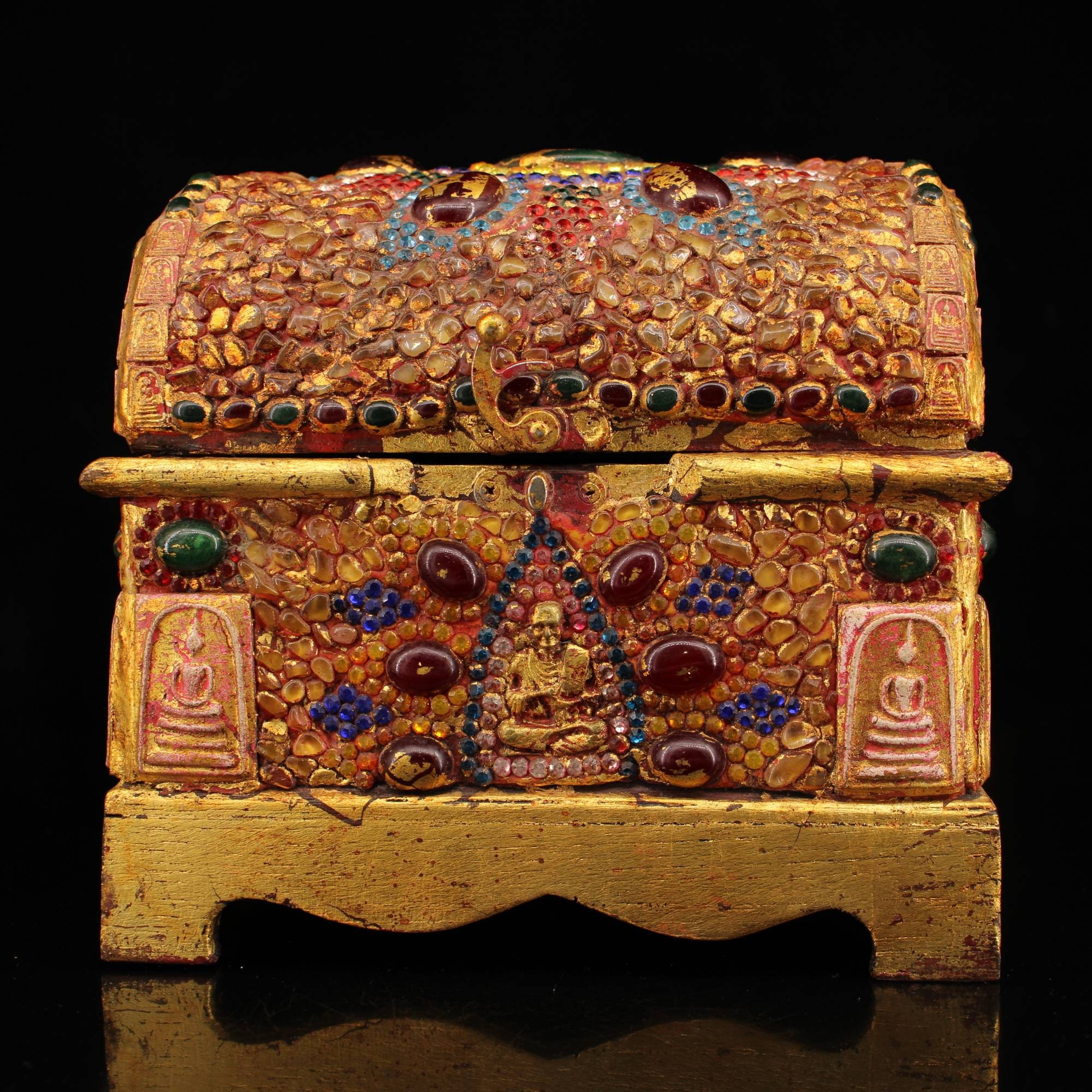 China's ancient wooden treasure chest is inlaid with Etsy