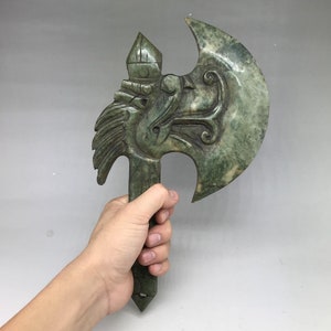 A big axe made of jade in ancient China