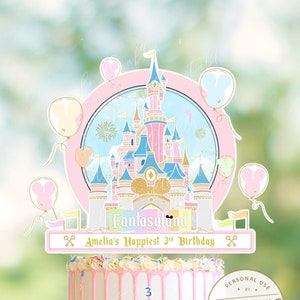 Geburtstagstorte Topper, Magisch Geburtstag Party Dekoration, Kleine Welt, Geburtstagstorte Dekor, Prinzessin Geburtstag, 1st Birthday Party Deko Digital