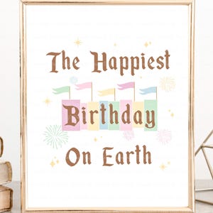Printable Disneyland Party Sign, 1st Birthday, Disneyland Party Supplies, Birthday Party Sign, Disneyland Party Decor, Small World, Digital