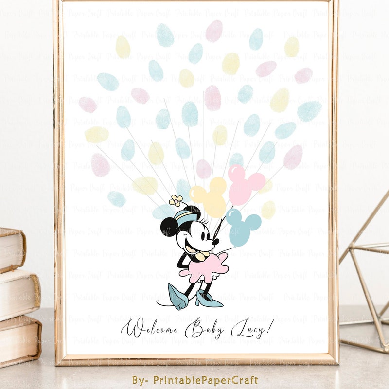 Mickey Guest Book - Etsy