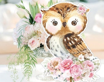 Woodland Animals Centerpieces, Woodland Girl Party Supplies, Woodland Baby Shower, Woodland Cutouts, Woodland 1st Birthday, Instant Download