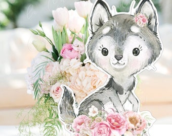 Woodland Animals Centerpieces, Woodland Girl Party Supplies, Woodland Baby Shower, Woodland Cutouts, Woodland 1st Birthday, Instant Download