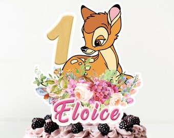Bambi Cake Topper Etsy