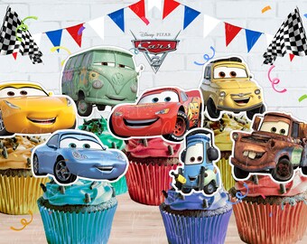 disney cars cupcake rings