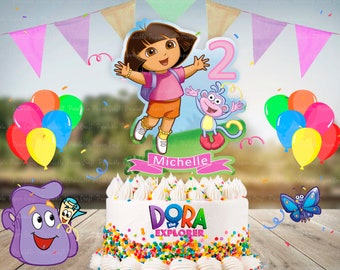 DORA THE EXPLORER Cupcake Topper 16pcs