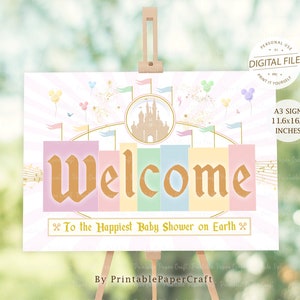 Babyland Baby Shower, Baby Shower Party Sign, Babyland Party Decor, Baby Shower Party Supplies, Happiest Baby Shower On Earth, Digital File