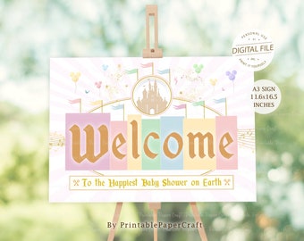 Babyland Baby Shower, Baby Shower Party Sign, Babyland Party Decor, Baby Shower Party Supplies, Happiest Baby Shower On Earth, Digital File
