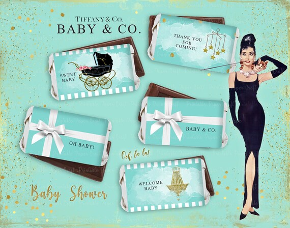 Baby Co Baby Shower Favors Baby and Co Mini Candy Bar Wrappers