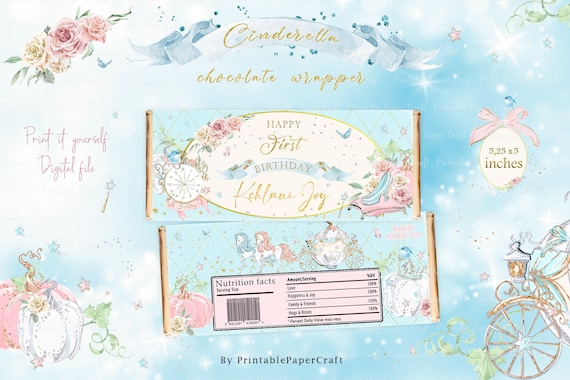 Cinderella Chocolate Printable
