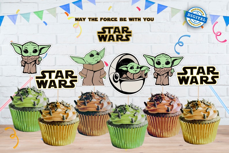 Paper Party Supplies Cake Toppers Picks Star Wars Birthday Party Yoda Baby Shower Star Wars Cake Pop Toppers Instant Download Baby Yoda Cupcake Toppers Star Wars Party Decor Paper Party Supplies Cake Toppers Picks Star Wars Birthday Party Yoda Baby Shower Star Wars Cake Pop Toppers Instant Download Baby Yoda Cupcake Toppers Star Wars Party Decor