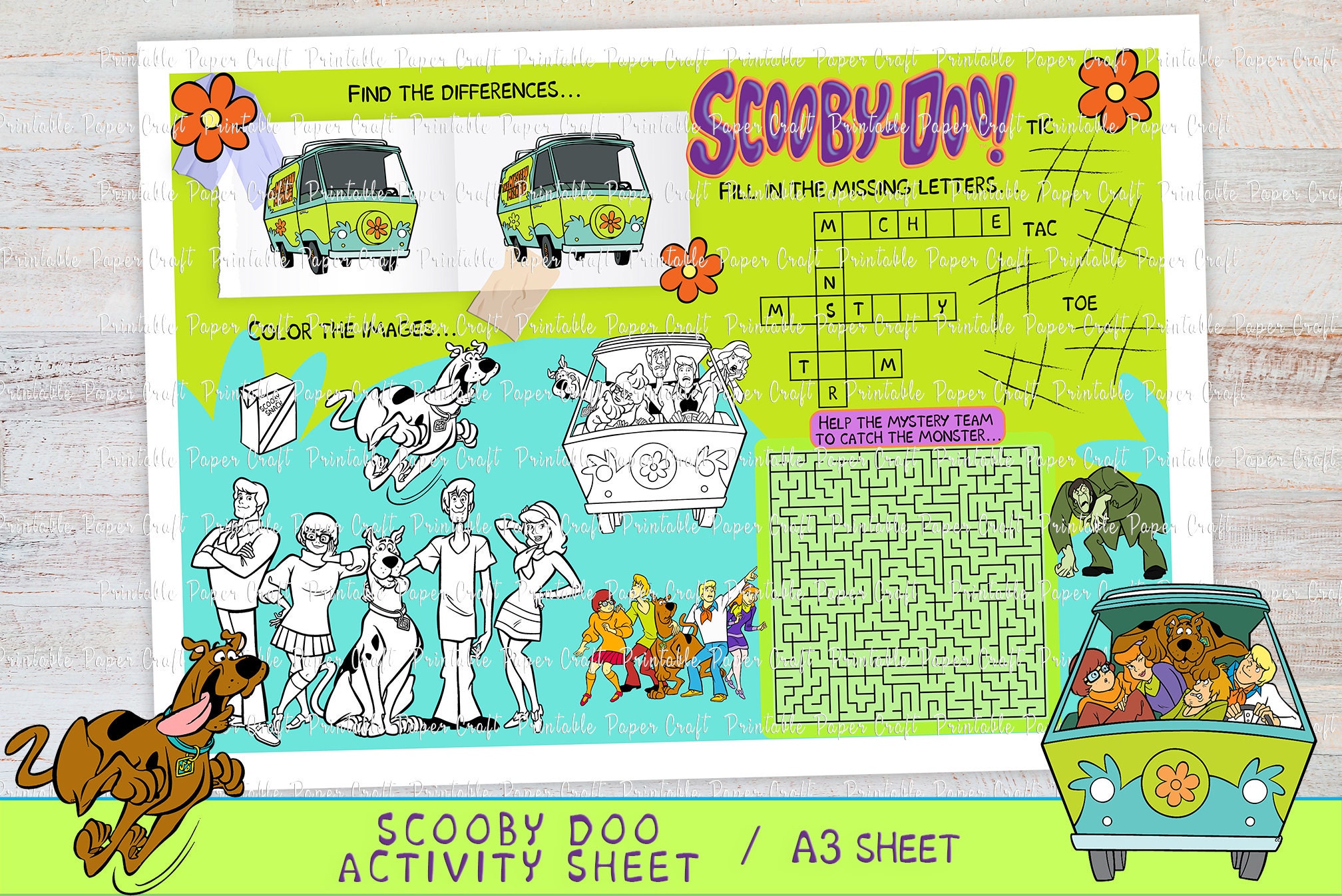 scooby-doo-party-pack-printable-birthday-party-pack-kids-etsy
