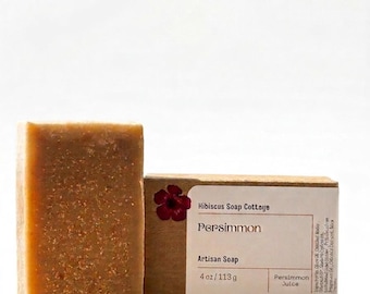 Persimmon Soap for body odor personal hygiene gift