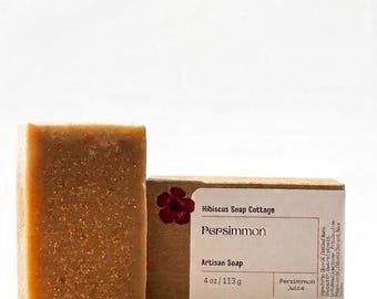 Persimmon Soap for body odor personal hygiene gift