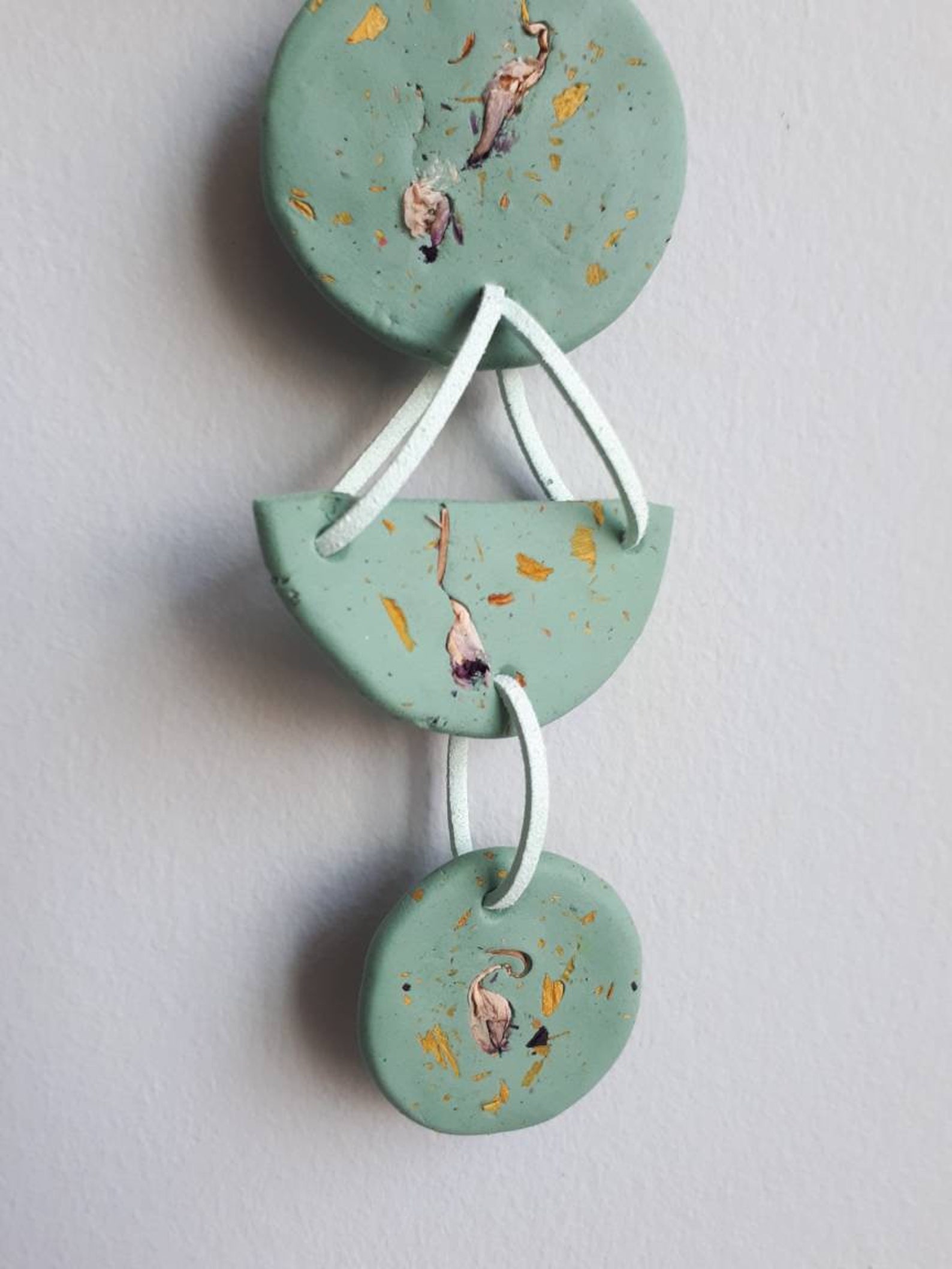 Clay Home Decor Hand Made Wall Art Clay Wall Hanging Boho Etsy