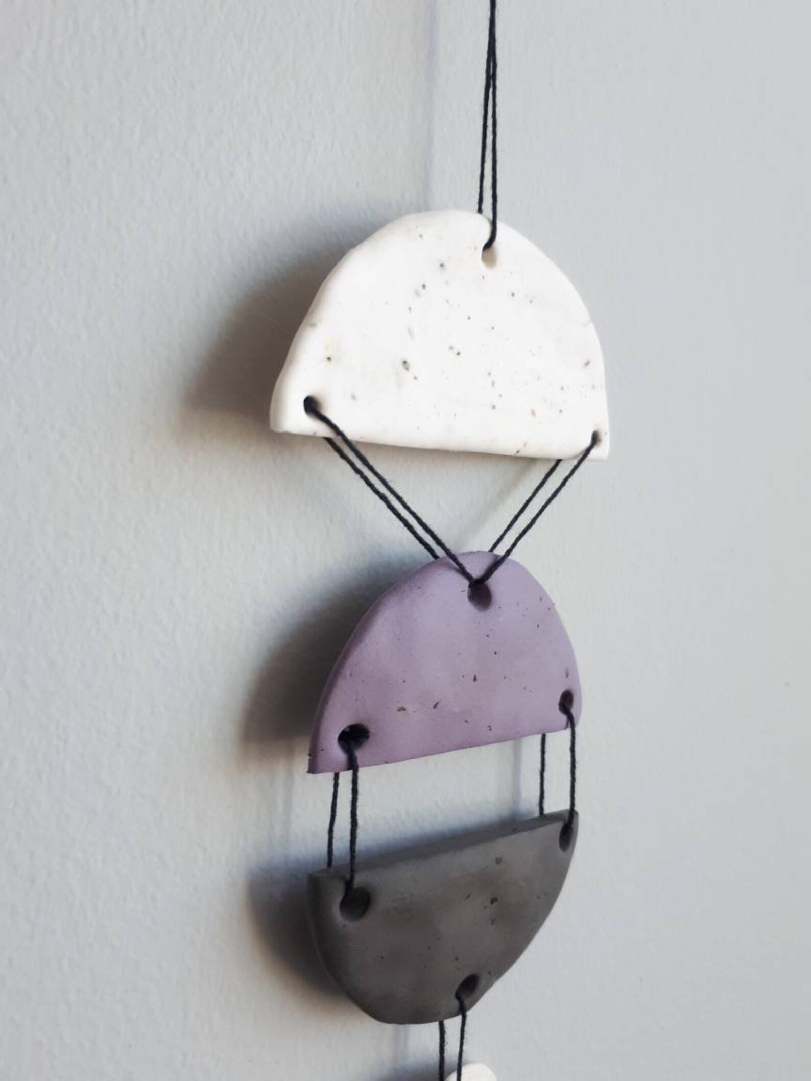 Polymer Clay Home Decor Clay Wall Art Wall Hanging Boho Etsy