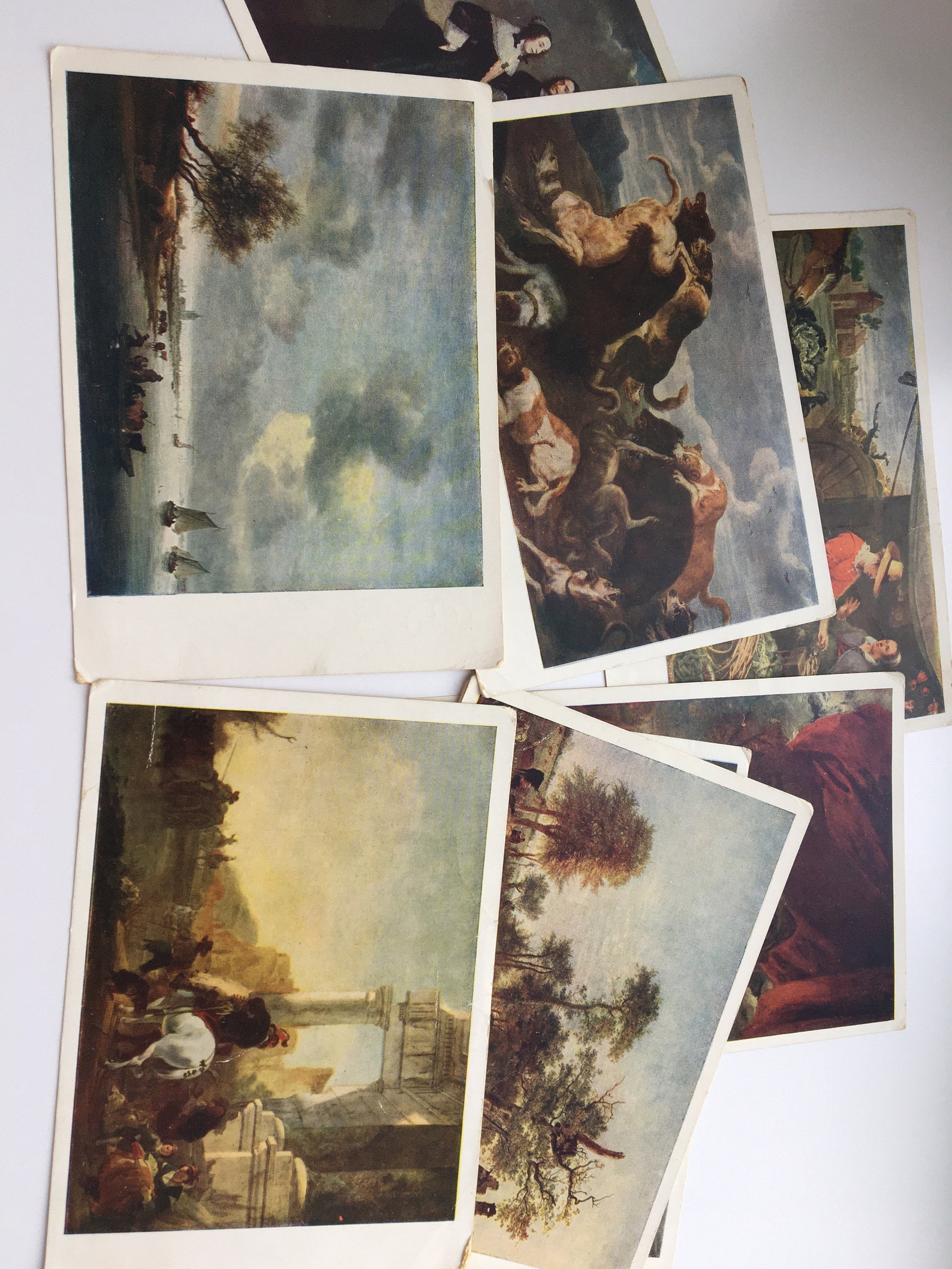 Vintage 10 World Famous Art Painting Postcards Edition 1959 Etsy