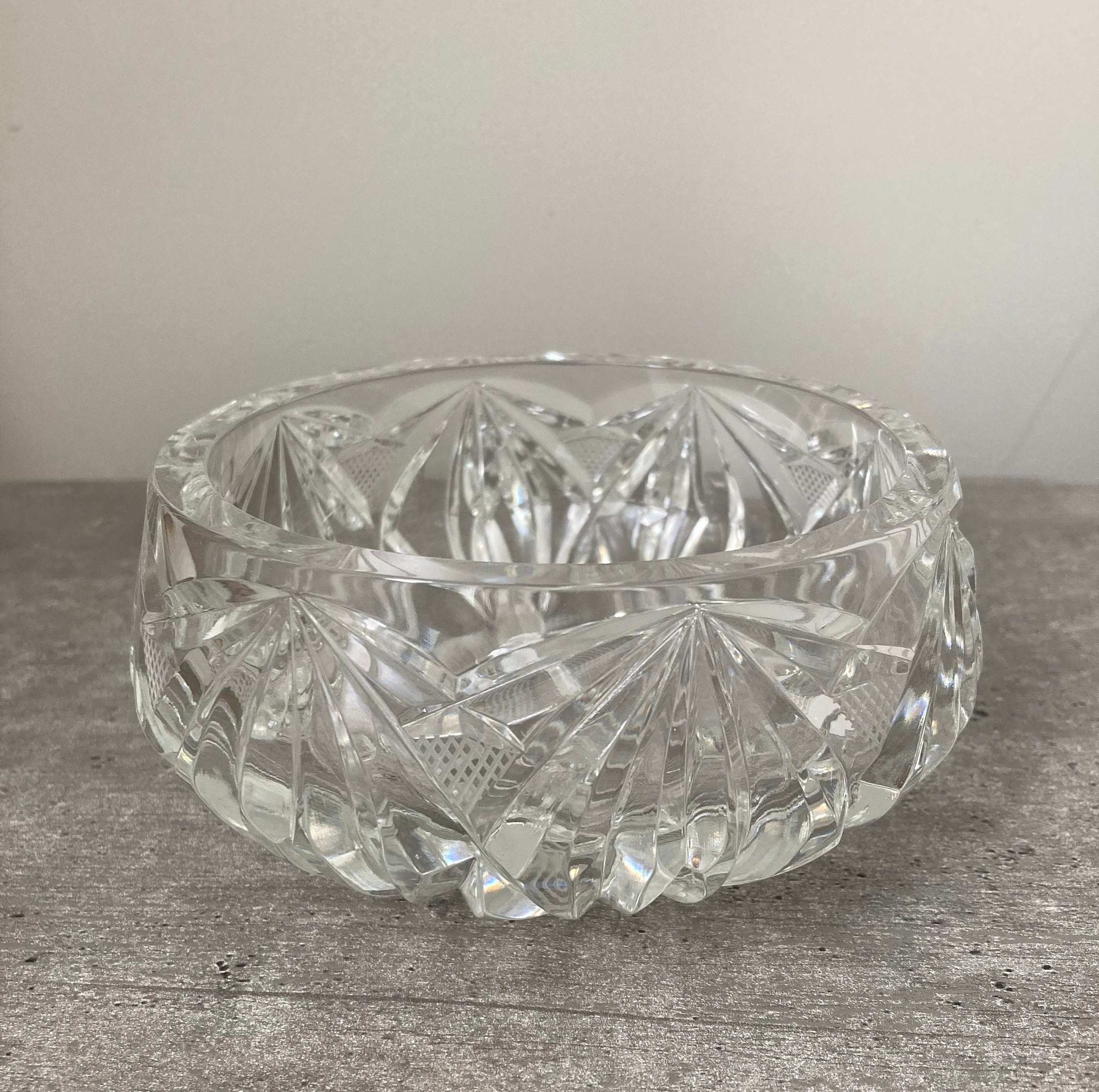 Czech bohemia glass ashtray - Etsy 日本