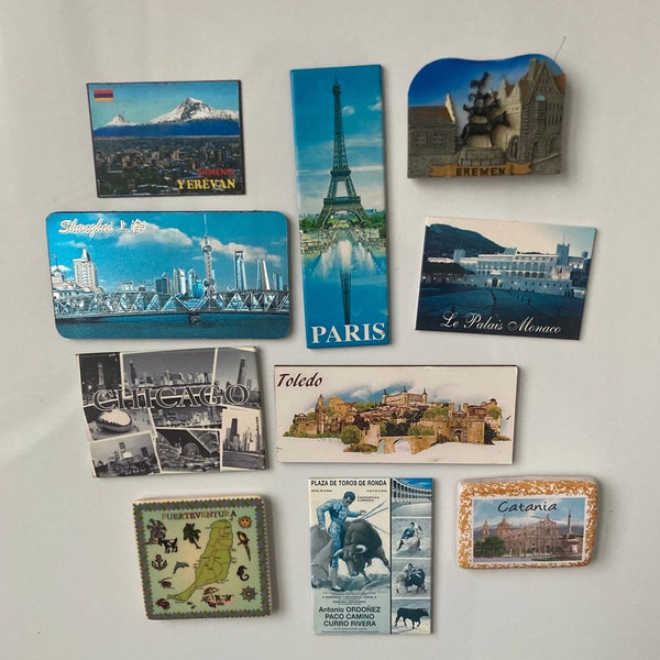 Fridge Magnets Countries of the World - Etsy