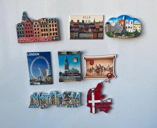 Nostalgic-Art Set Di Magneti Vintage American Diner - Idea Regalo Per Amanti Delle Cene Decorazione Del Frigorifero Design Nostalgico 9 Pezzi 9