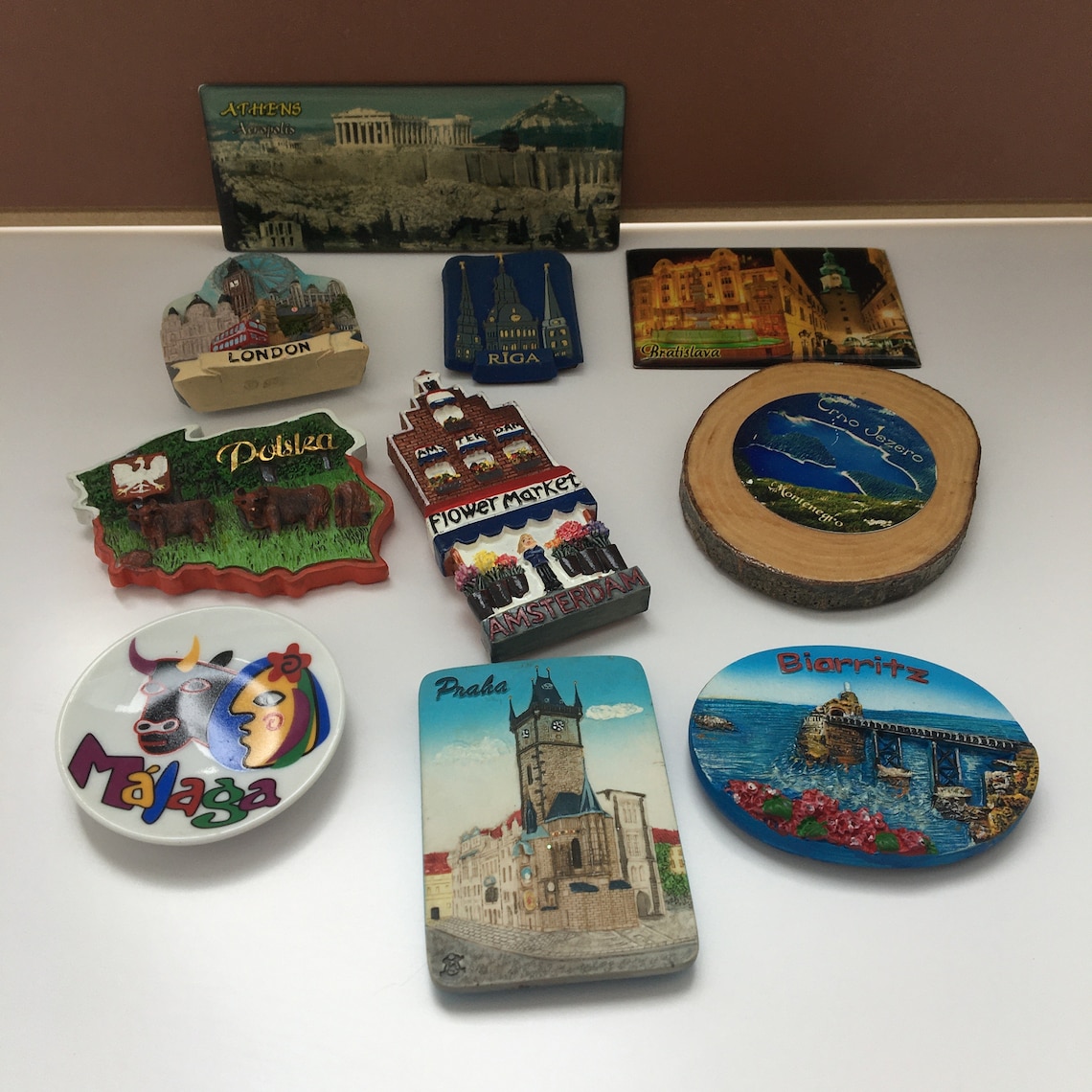 travel fridge magnet collection